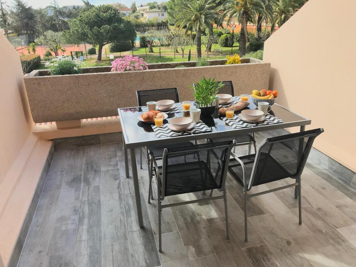 Appartement 2 Pieces, Renove, 2 Piscines+Tennis, Mer, Climatisation Antibes Ngoại thất bức ảnh