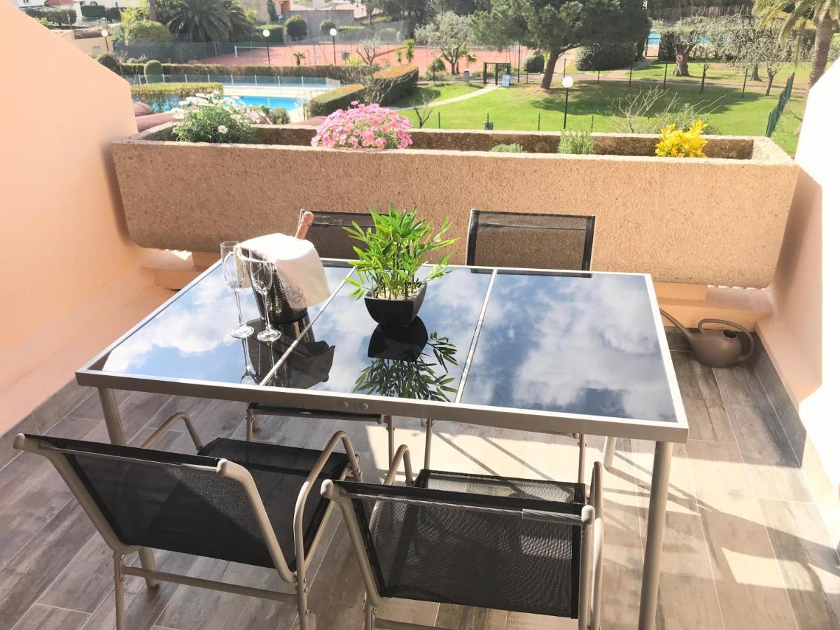Appartement 2 Pieces, Renove, 2 Piscines+Tennis, Mer, Climatisation Antibes Ngoại thất bức ảnh